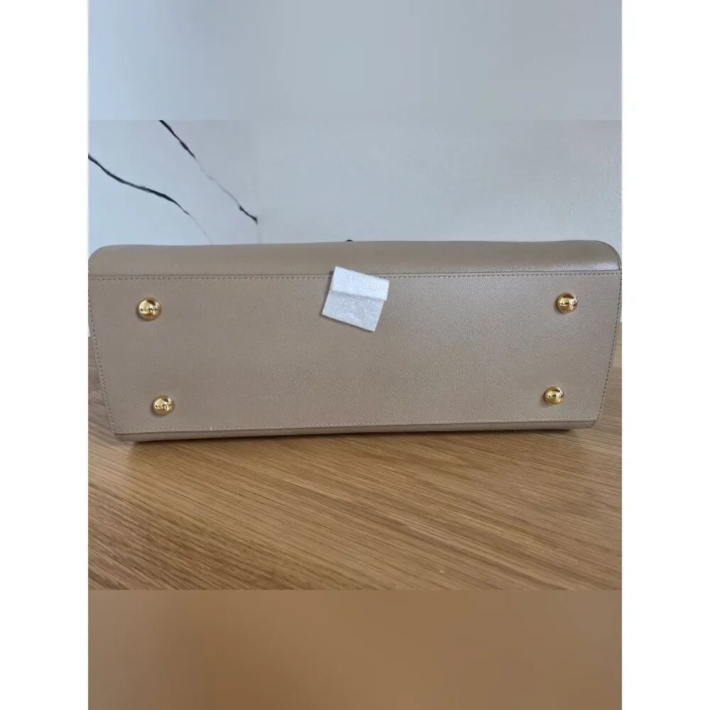 Burberry Banwell Check Canvas & Leather Satchel